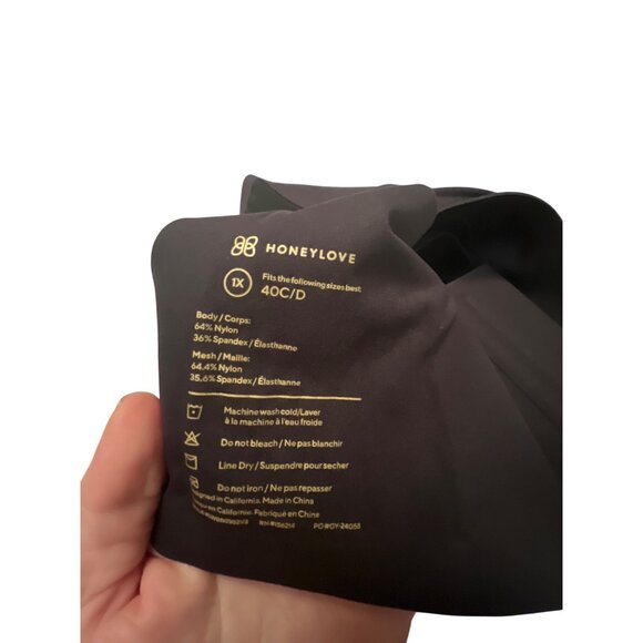 Honeylove Black Bra - Picture 5 of 5